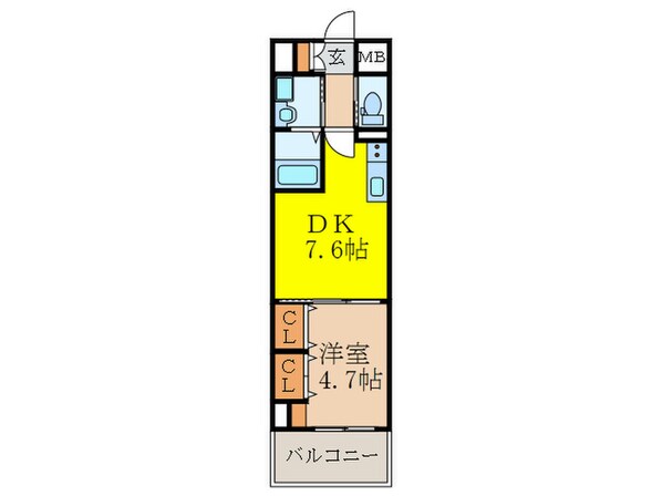 パークフラッツ新大阪の物件間取画像